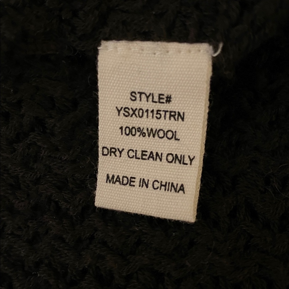 Yaya Aflalo Brown Open Front Cardigan Size Large - Picture 7 of 8